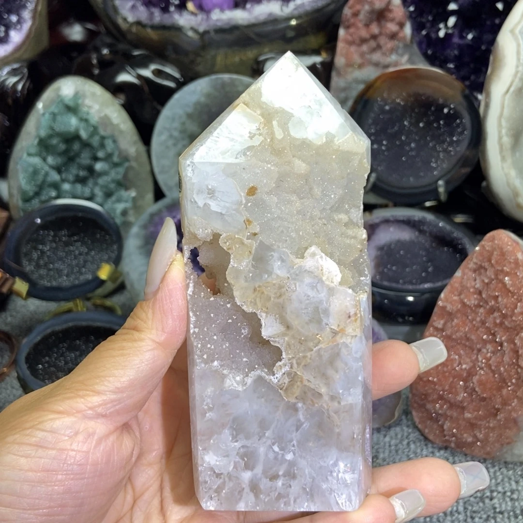 未镶嵌摆件紫晶水晶