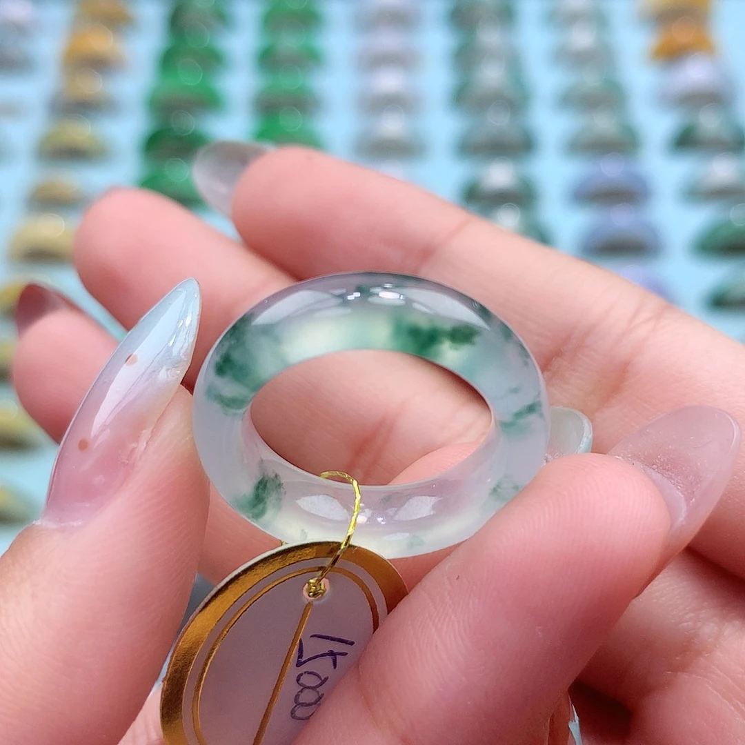 未镶嵌戒指翡翠1314圈