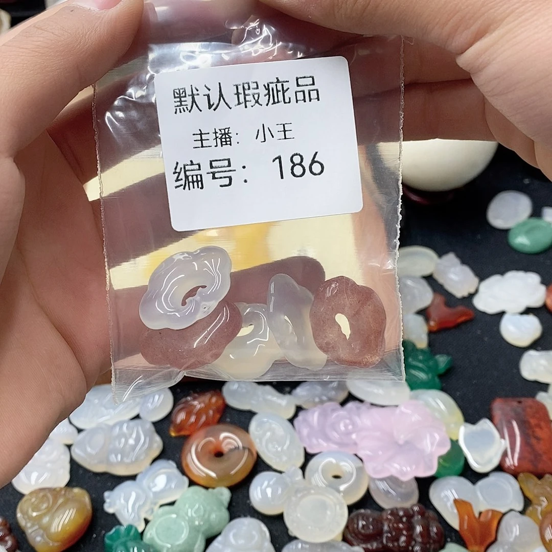 玛瑙/玉髓珠宝半成品合金夜****光