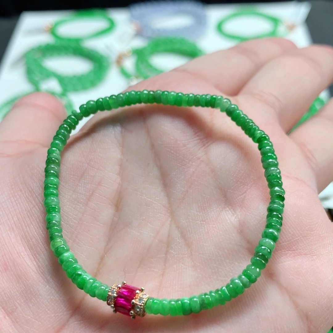 翡翠未镶嵌手链翡翠