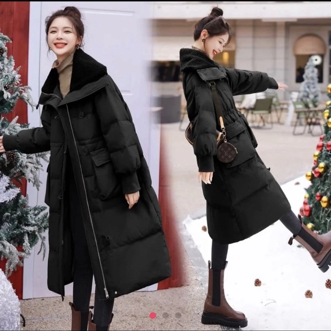 品牌撤柜鹅绒羽绒服加厚款