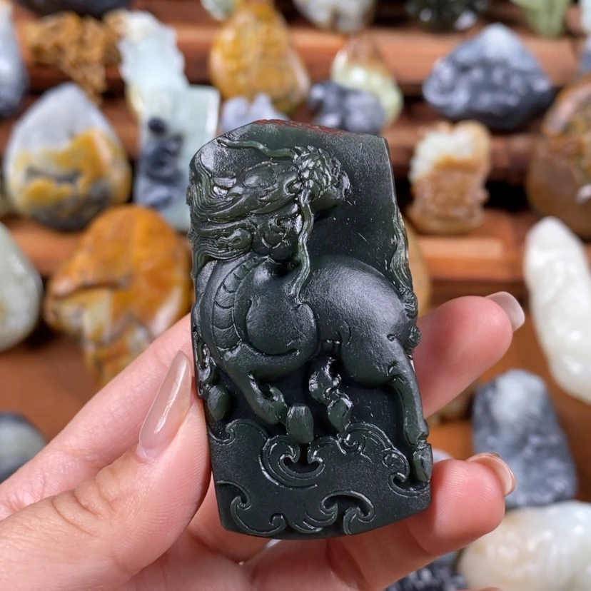 【闪购商品】未镶嵌和田玉把件水*，定制