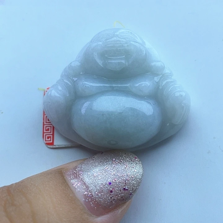 翡翠未镶嵌颈饰 佛公
