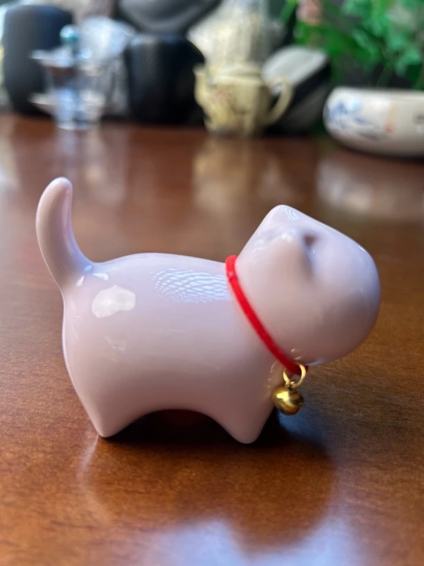 B958-白瓷茶宠摆件可爱小猫