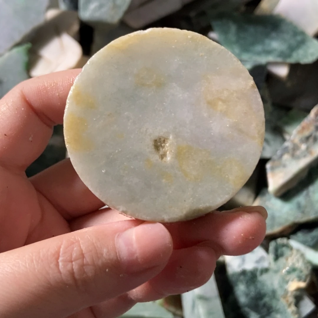 翡翠未镶嵌挂件翡翠