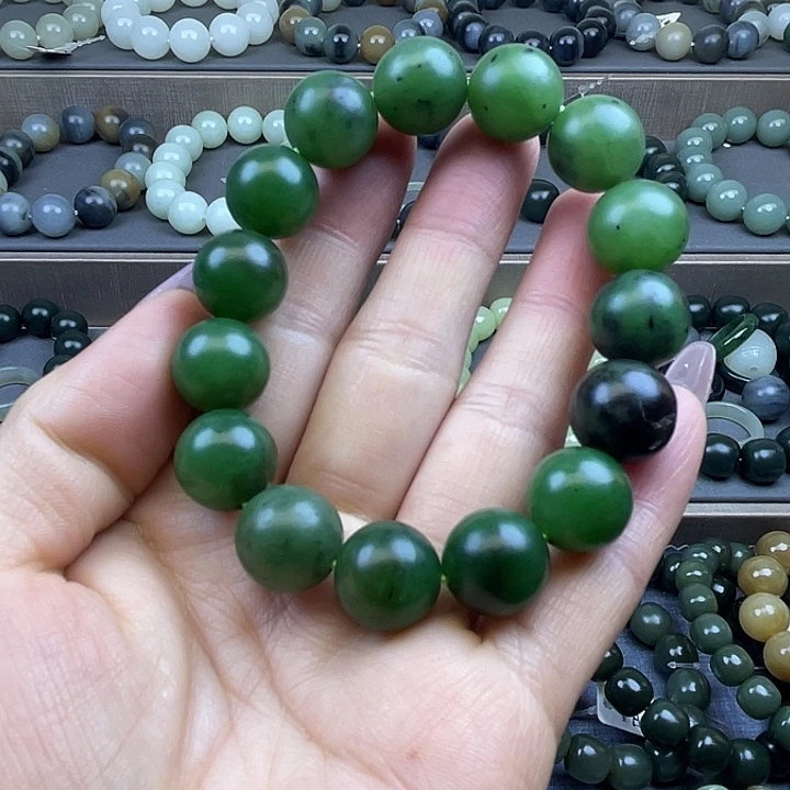 德***～和田玉未镶嵌手链