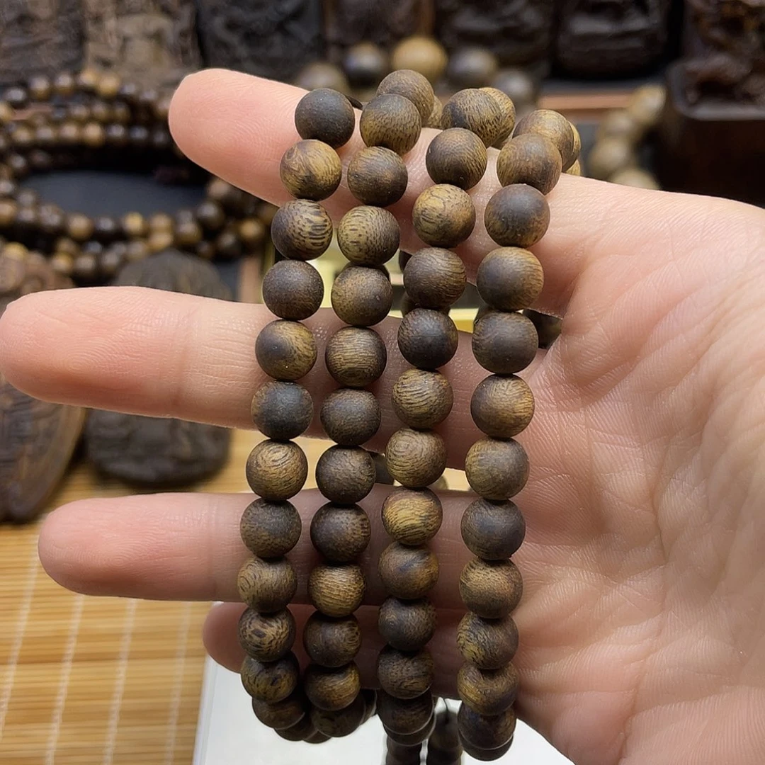 手串沉香发****饰芽庄白棋