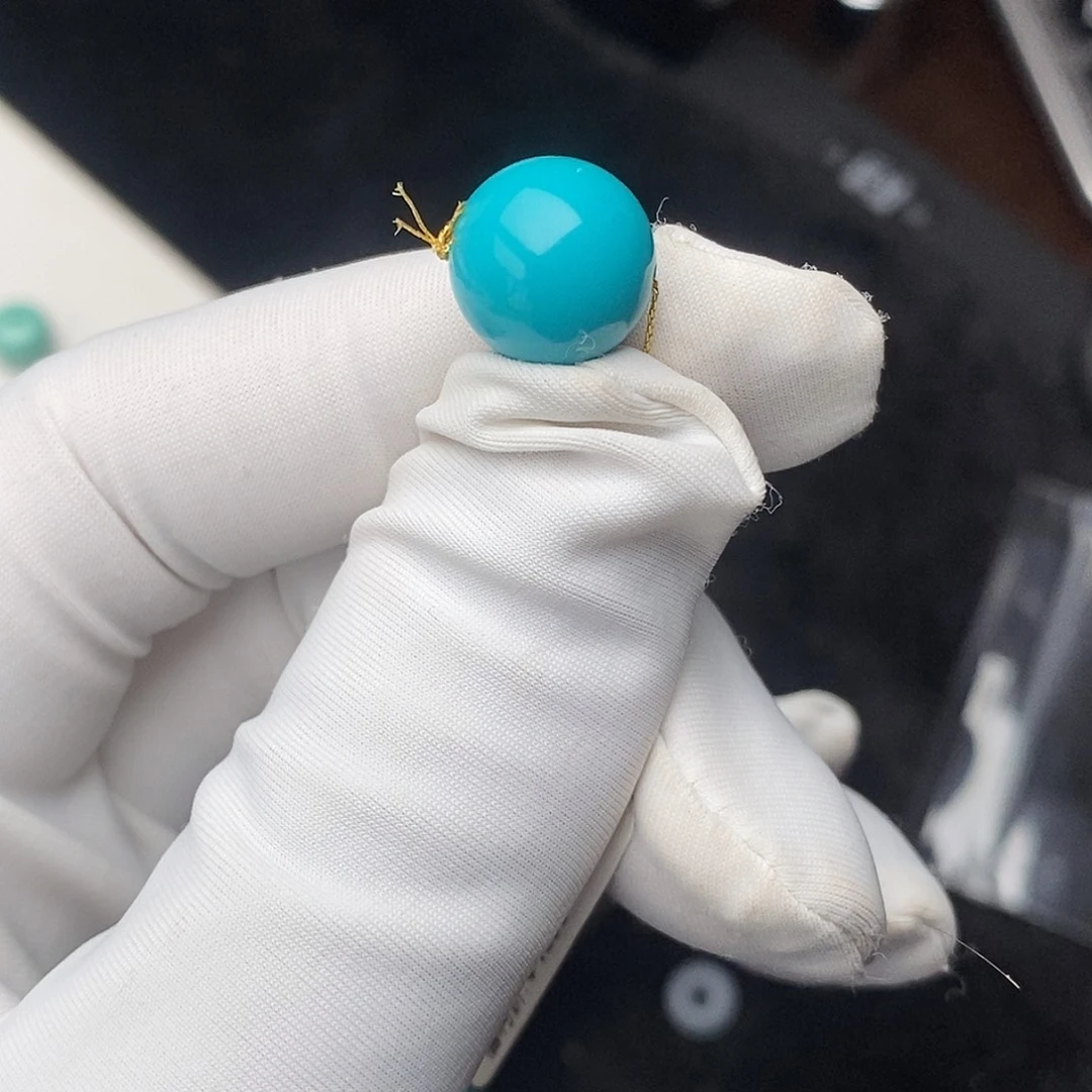 诚***哥绿松石未镶嵌圆珠