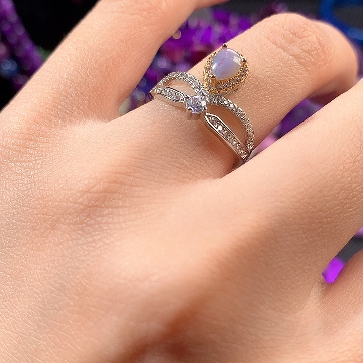 苏纪石（舒俱来）戒指银S925镶嵌