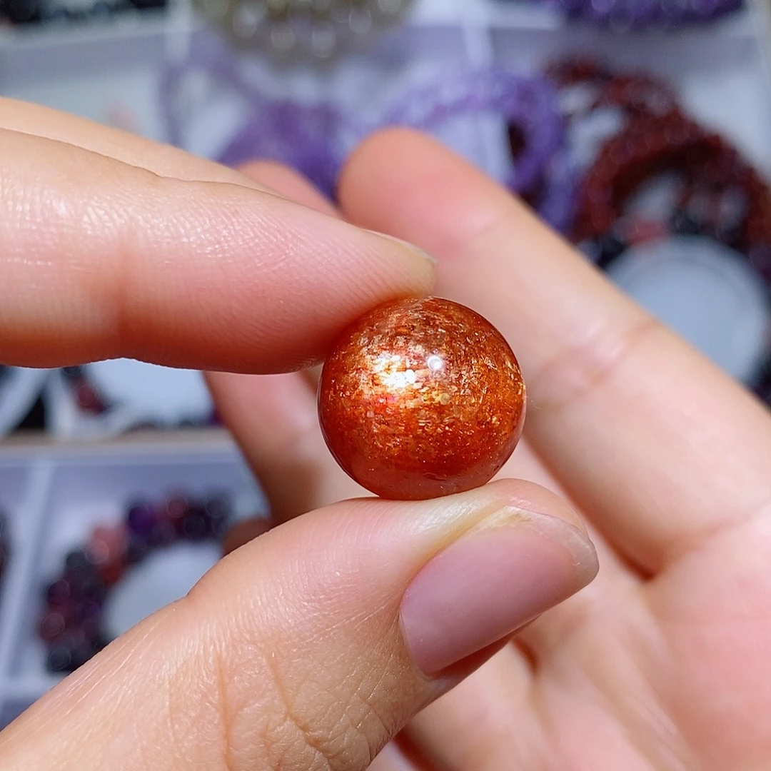 单珠未镶嵌日光石金太阳15.9