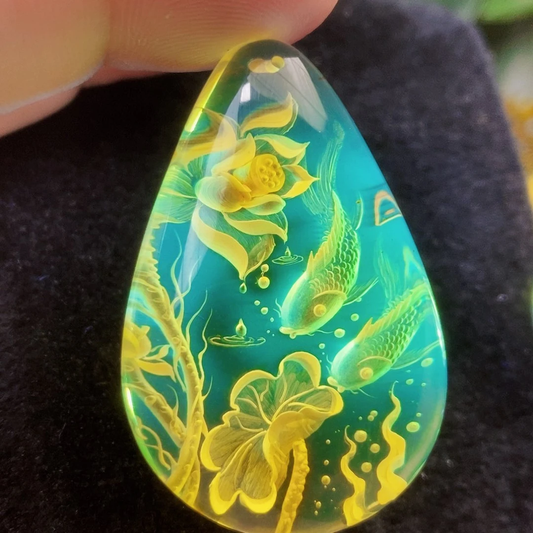 【闪购商品】金珀吊坠(不含链)未镶嵌