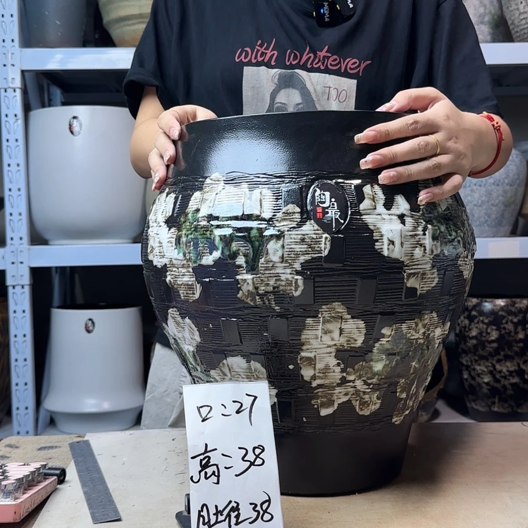 27@38 紫砂花盆尺寸
