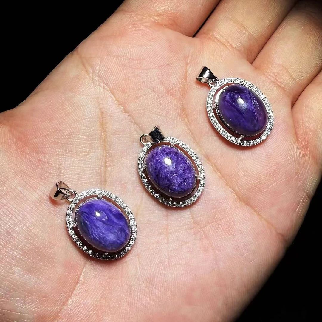 SJ801 紫龙晶随型吊坠-多样性发其一