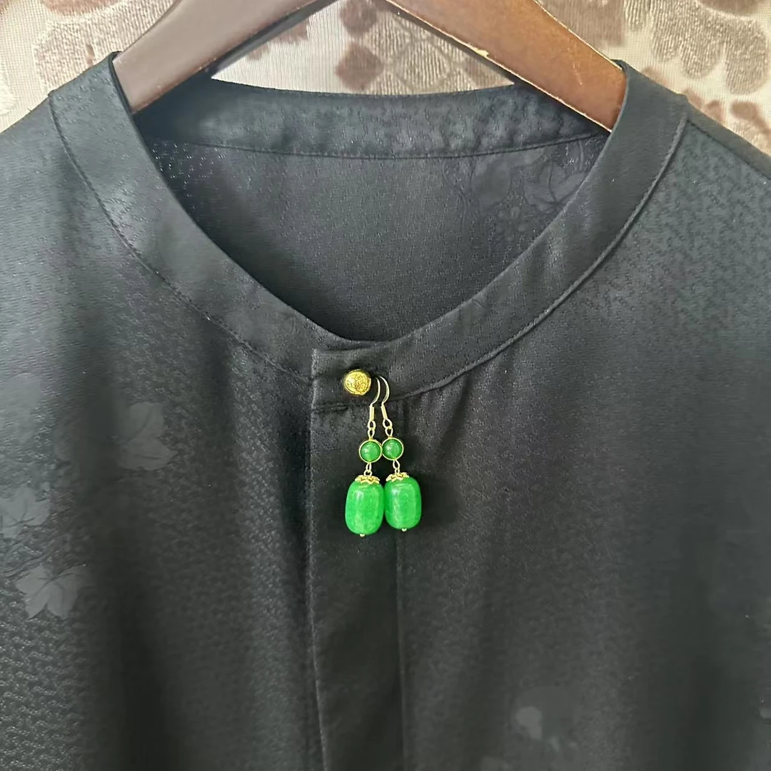 【路路通】甘青耳坠耳饰百搭日常精品长袖上衣68W