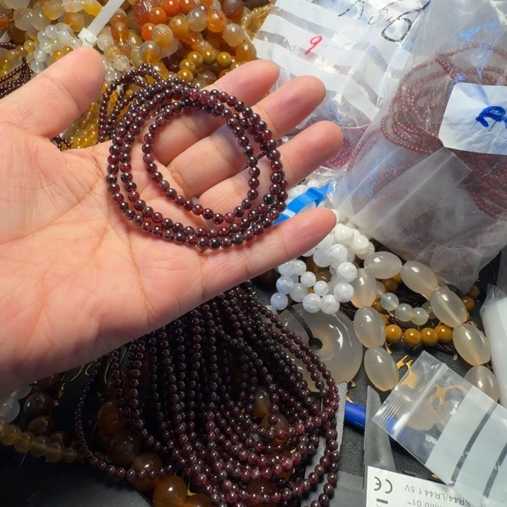 玛瑙/玉髓颈饰合金0030