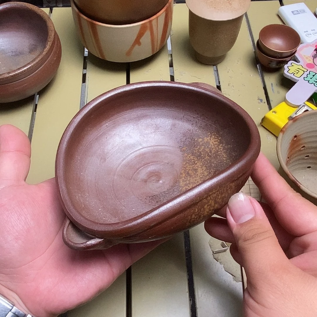 备前茶具默认微瑕不退不换看好在拍