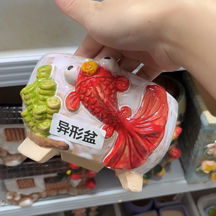紫砂花盆粗陶材质多肉花盆