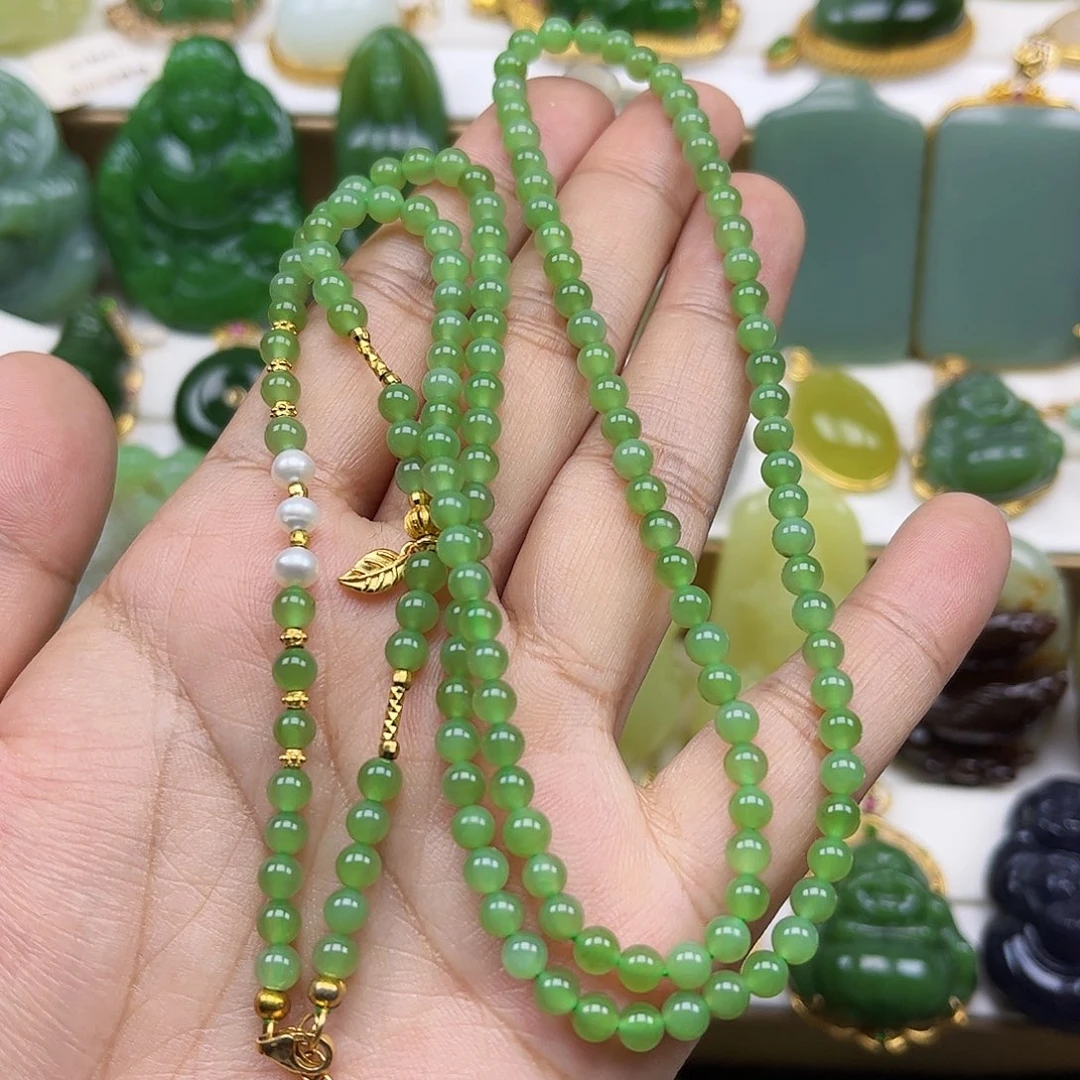 项链未镶嵌和田玉