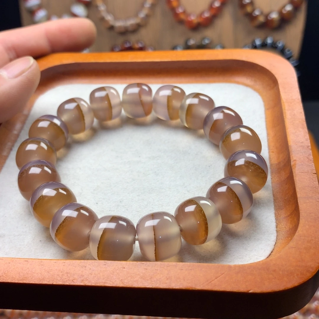 玛瑙/玉髓未镶嵌手链