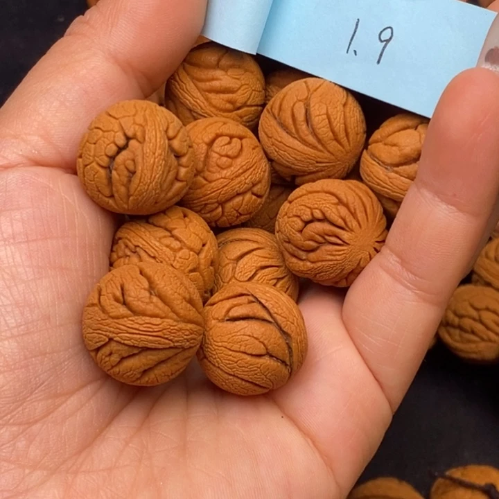 秦岭龙纹桃核14颗
