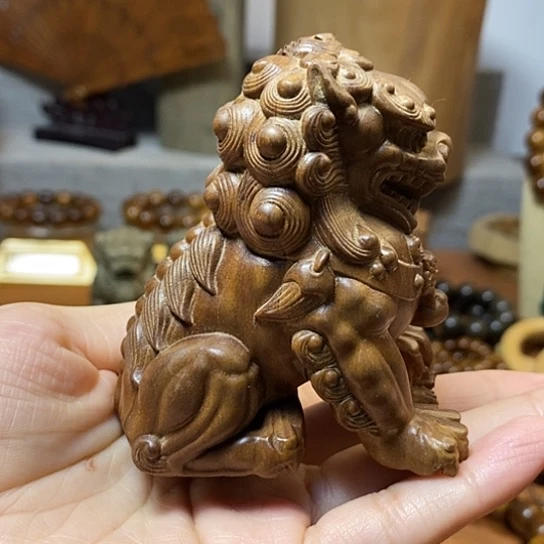 老山檀香貔貅摆件单只