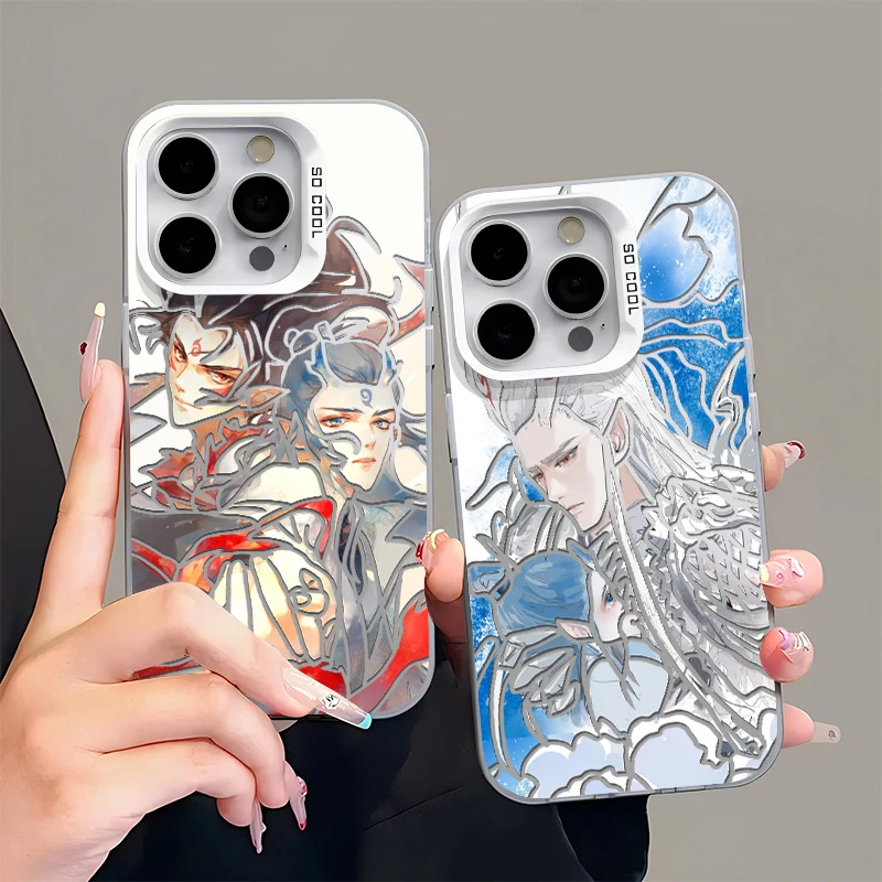 欧克里里哪吒藕饼龙爹龙宝适用苹果16手机壳vivo华为oppo小米14套