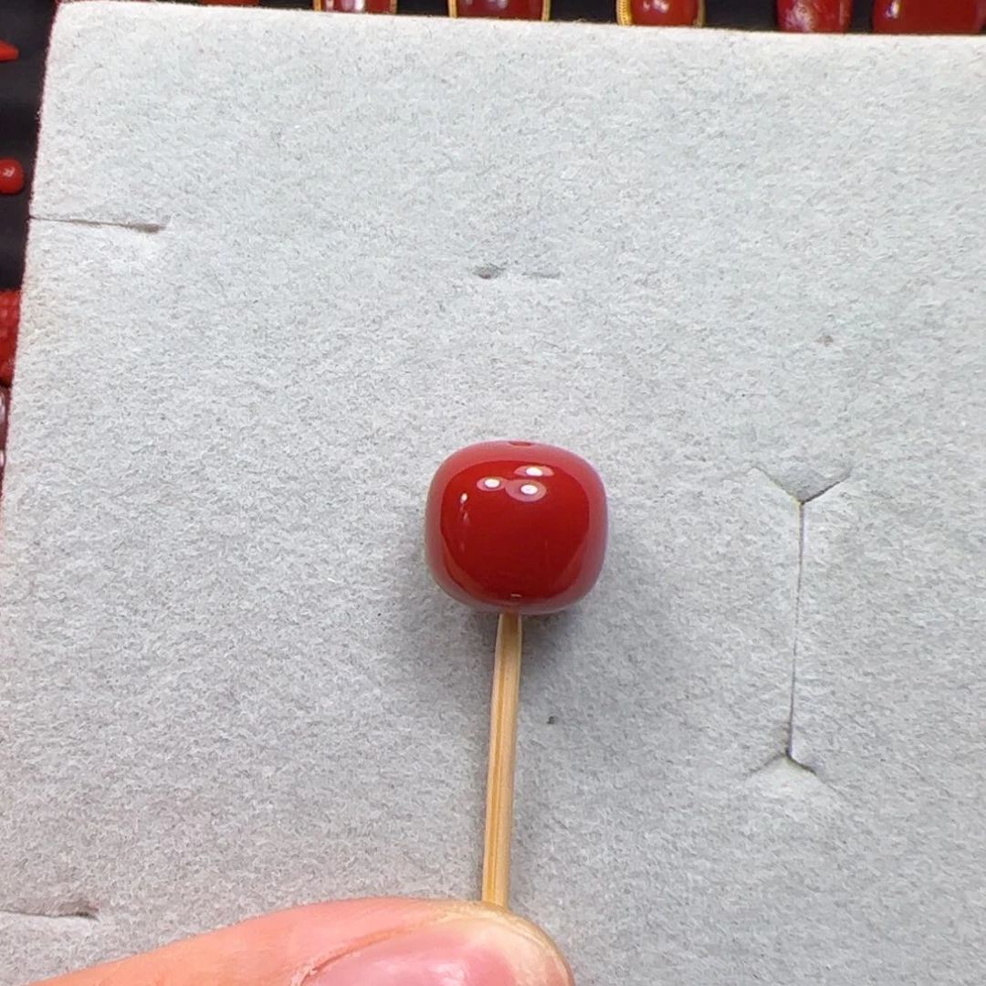 南红玛瑙珠子未镶嵌记****i