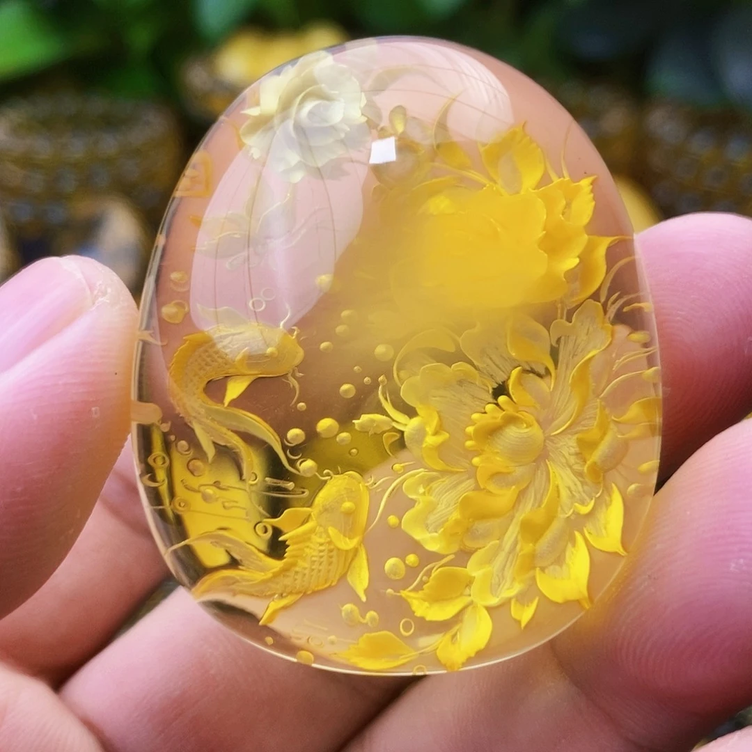 【闪购商品】金珀吊坠(不含链)未镶嵌