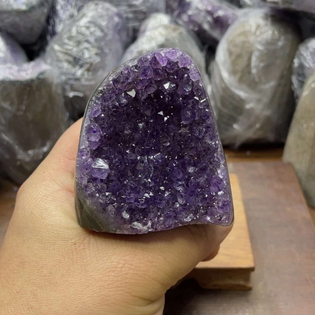 摆件紫晶未镶嵌紫晶