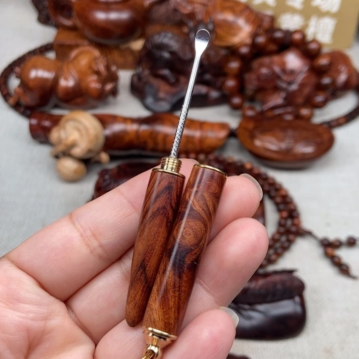 黄花梨/降香黄檀把件挖耳勺