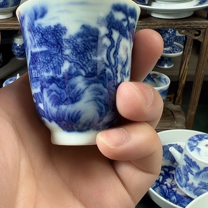 微瑕景德镇纯手工手绘