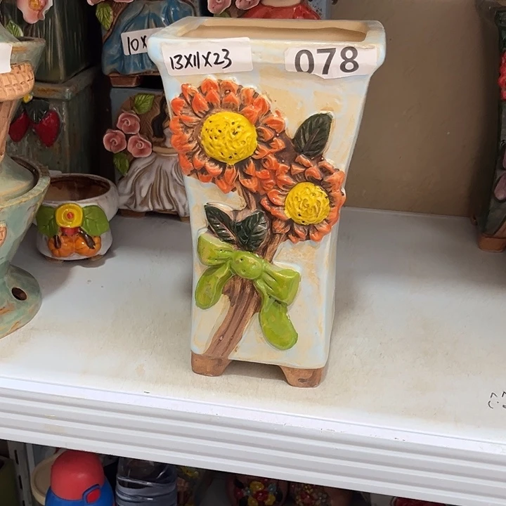 粗陶材质多肉花盆