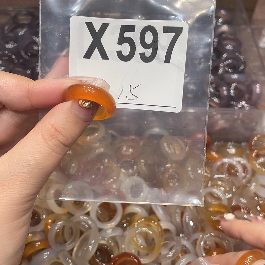 玛瑙/玉髓未镶嵌戒指597