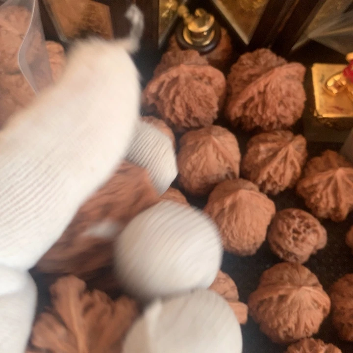 没****文玩核桃把件麦穗虎头