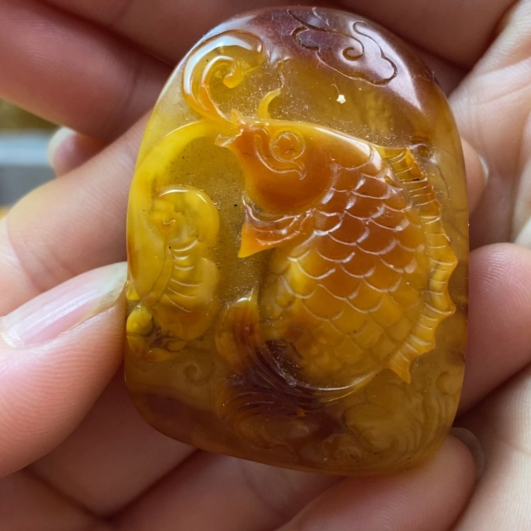未镶嵌颈饰蜜蜡蜜蜡吊坠