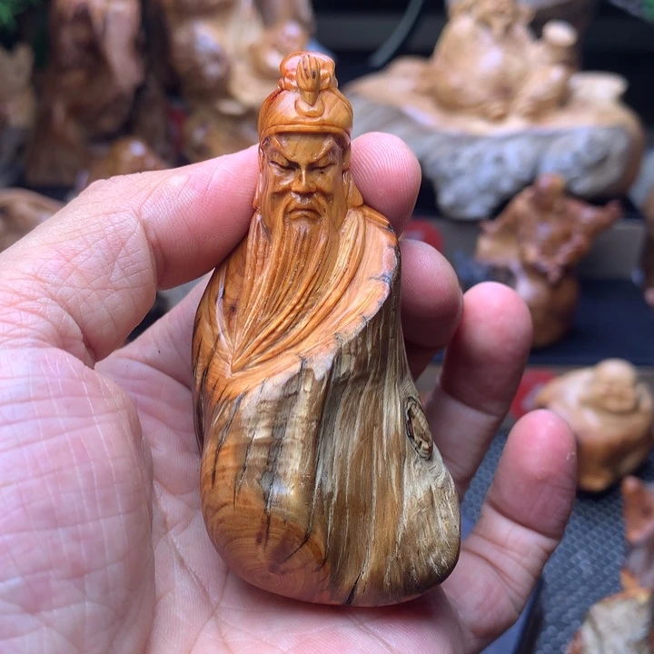 柏木（崖柏）崖柏手把件