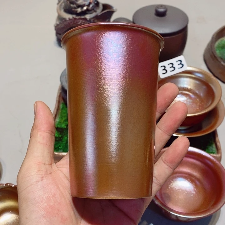 柴烧茶具陶瓷杯子