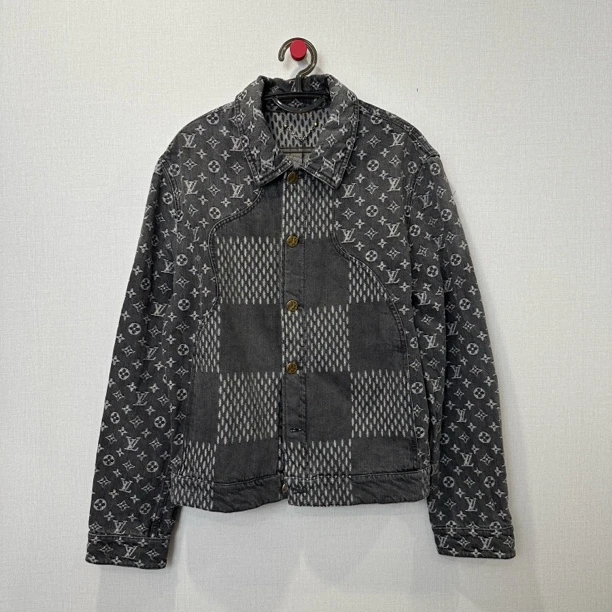 99新 LouisVuitton/路易威登 NIGO牛仔外套/尺码46/编号20244