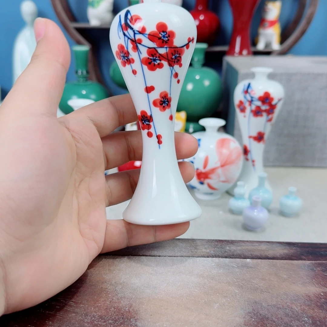 陶瓷手工小花器摆件
