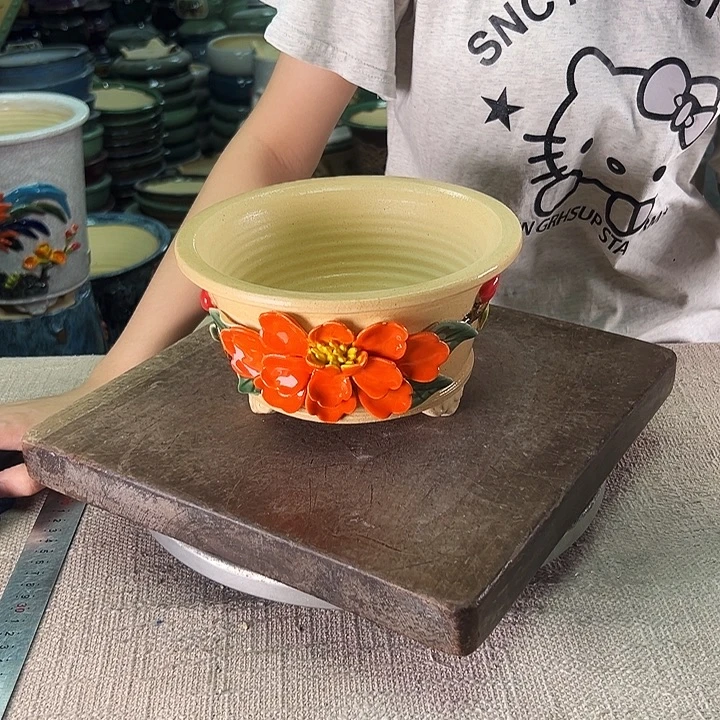 泳坤堂石湾盆陶瓷