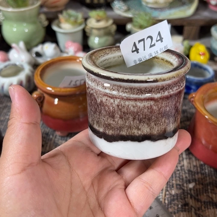 口5 手工花盆满30包邮