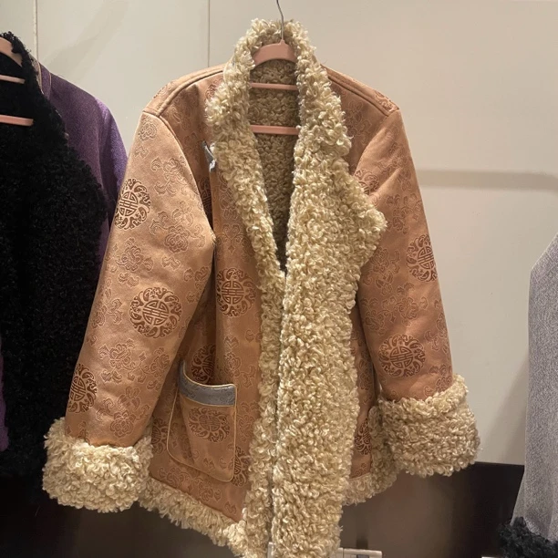 祈甦｜藏式外套新款藏装上衣加绒新年款