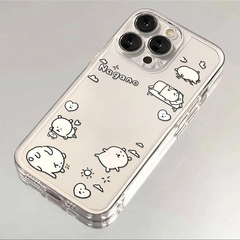 摆烂自嘲熊适用iPhone15ProMax手机壳华为荣耀软小米OPPO软VIVO软