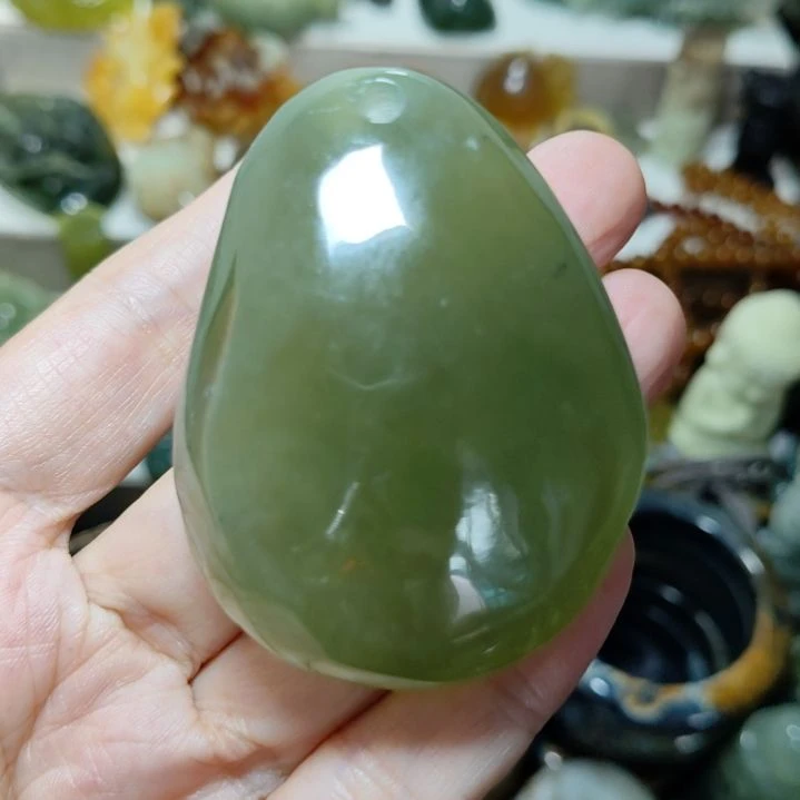 未镶嵌岫玉手把件款式