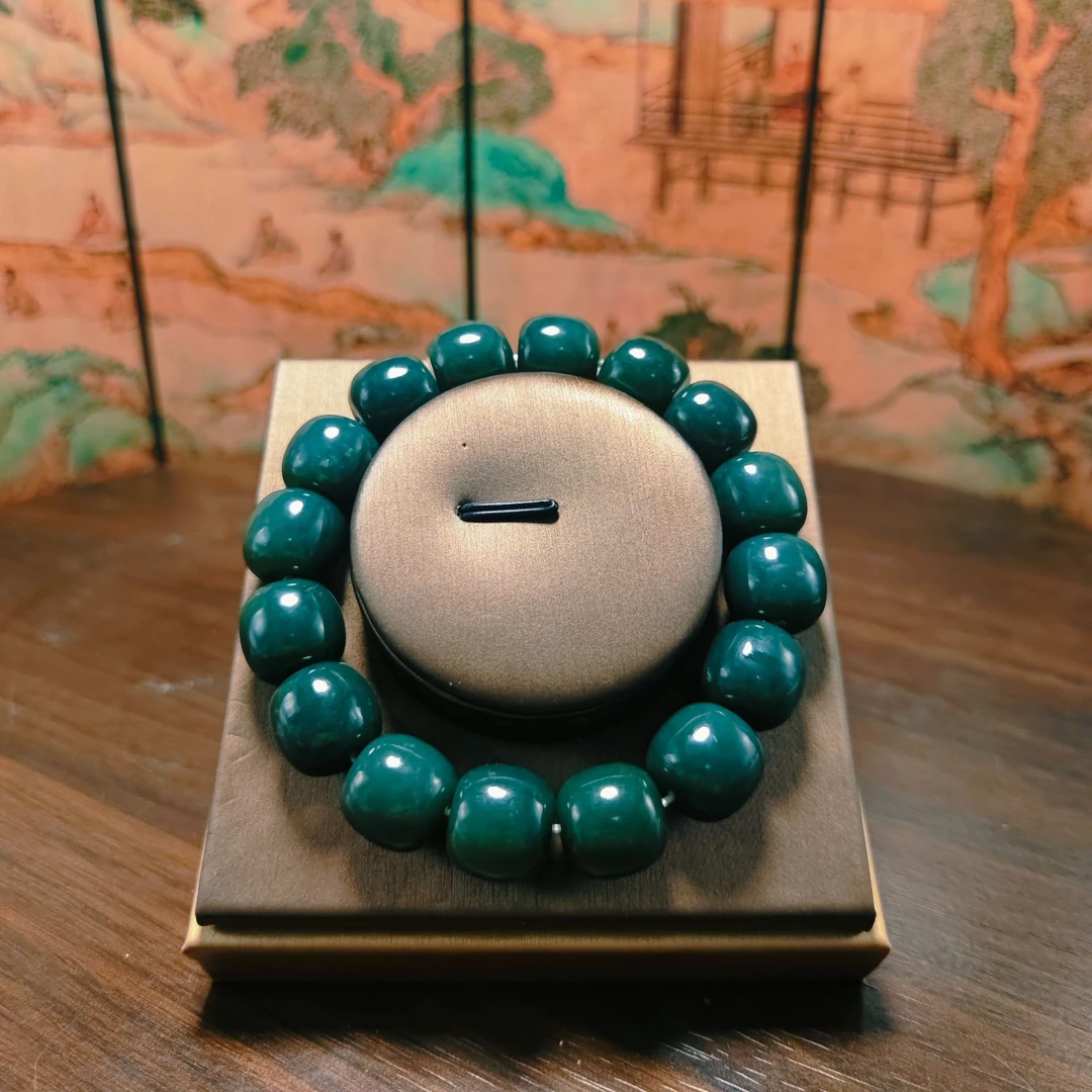 L和田玉桶珠手串（卡14）1550