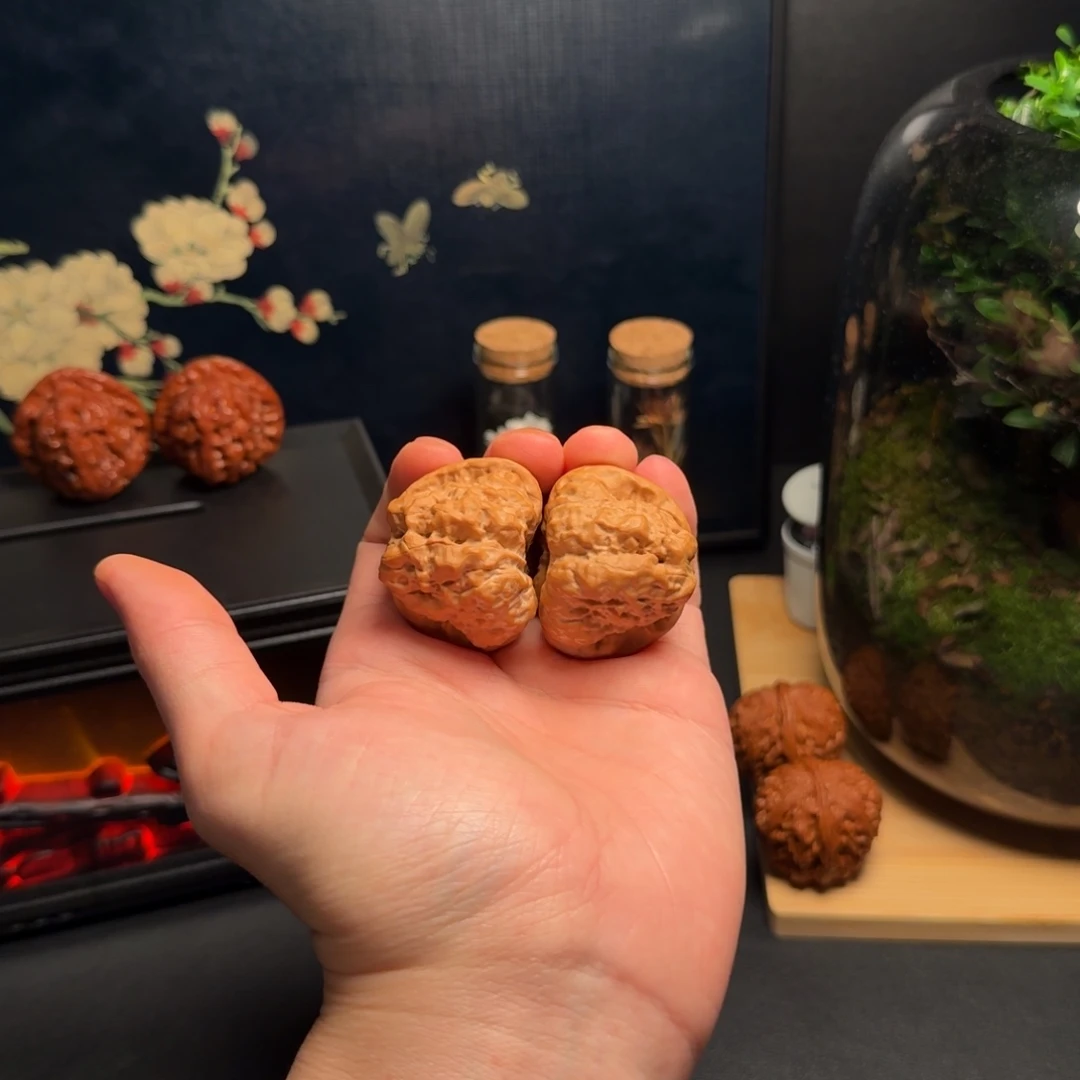 把件文玩核桃41mm蛤蟆头肌肉蛙