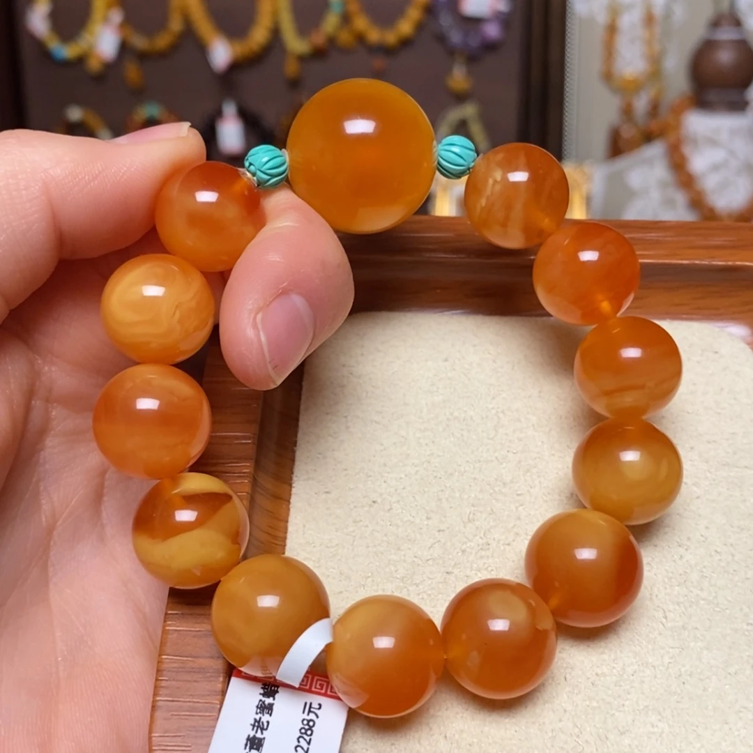 【闪购商品】手链蜜蜡未镶嵌手串