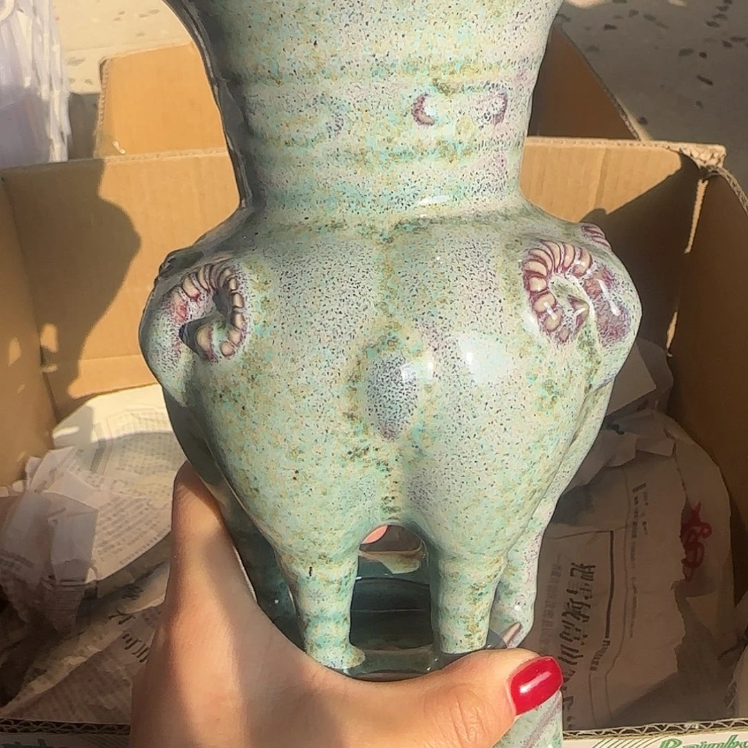 陶摆件郑家钧窑摆件