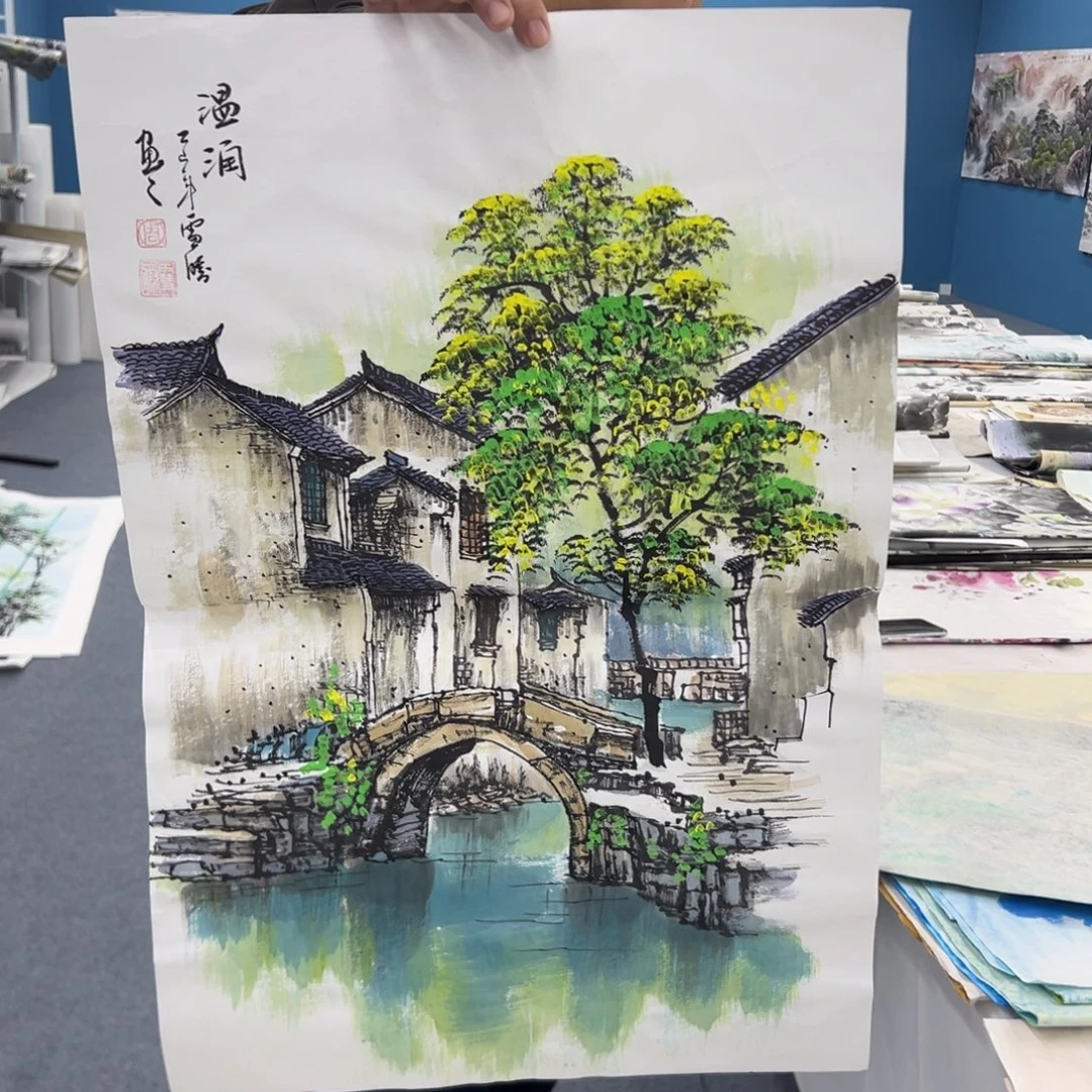 国画国画纯手绘欣赏