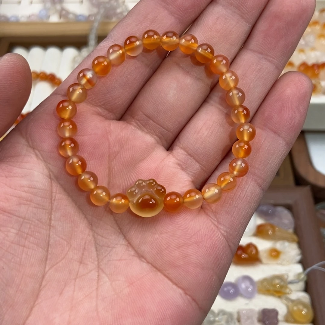 玛瑙/玉髓未镶嵌手链
